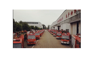 30臺(tái)小型消防車發(fā)往廣州